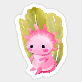 Cute Baby Axolotl Sticker